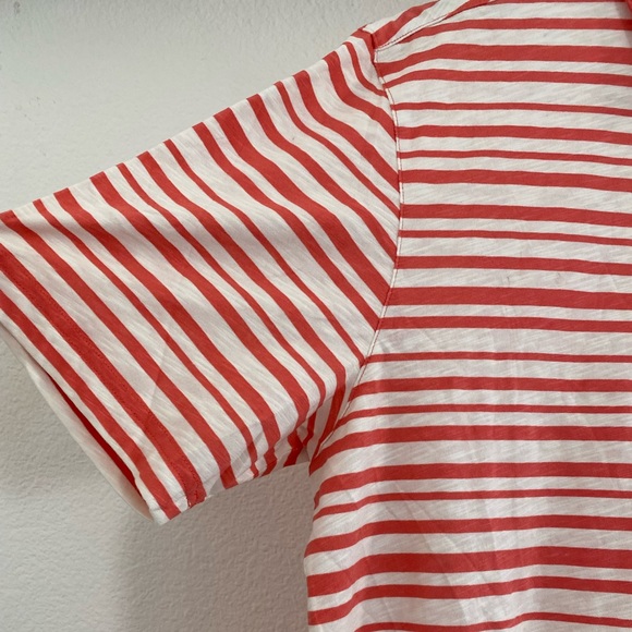 Ashworth • Sea Coral Striped Buttoned Golf Polo Shirt NWT - Picture 5 of 15